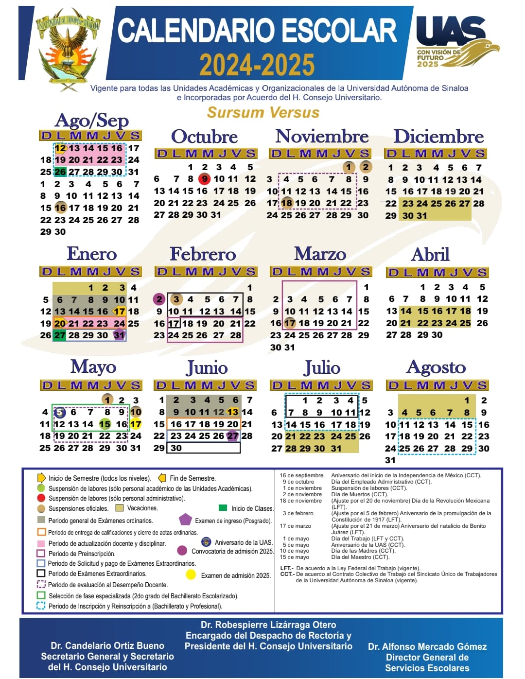 Calendario Escolar 2024-2025